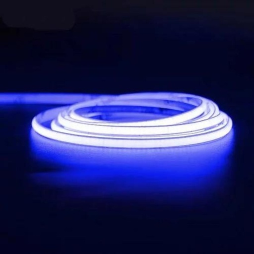 [LM-KITCOB10MBL] banda LED COB 220V, FlexiLum220, 120W 12000Lm, albastra, 10M cu alimentator inclus