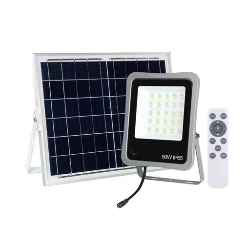 [TKE200W] Proiector Led Cu Panou Solar 200W, Cu Telecomanda Lumina Rece,Gri Ip65