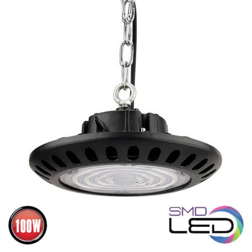 [063-003-0100-011] Lampa Led rotunda, Iluminat Industrial, 100W 6400K 85-265V