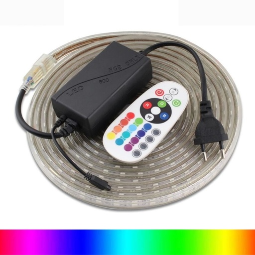 [KIT-BL5050-60RGB-10M] Kit Banda Led RGB 5050-10ML, 60 led/1ml, 220V